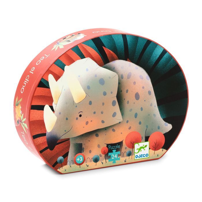 Puzzle triceratops Teo 24 el Djeco