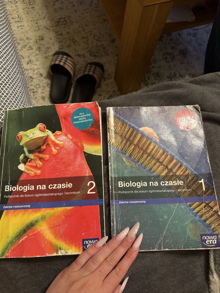 Podreczniki rozszerzona Biologia do 1 i 2 kalsy liceum