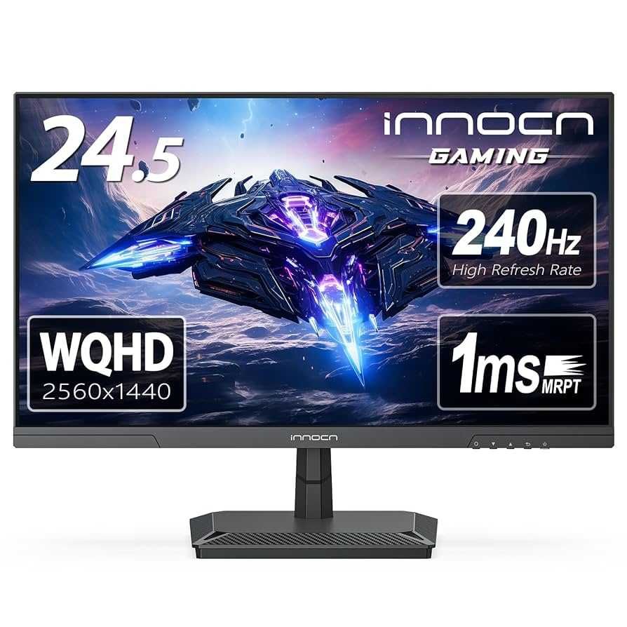 Monitor 24' cale 2k 240hz 1ms FAST IPS QHD 1440p do gier gamingowy PC