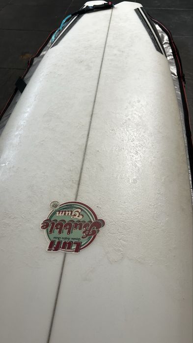 Prancha de surf Lufi Bubble Gum com capa
