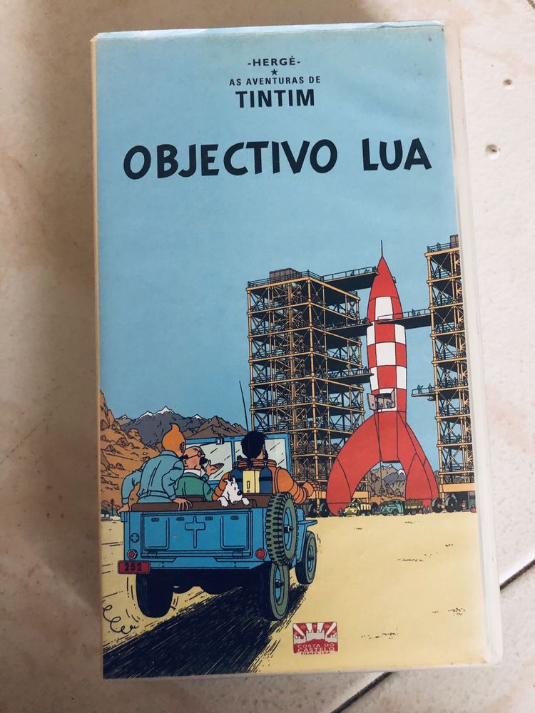 VHS - as aventuras de Tintim