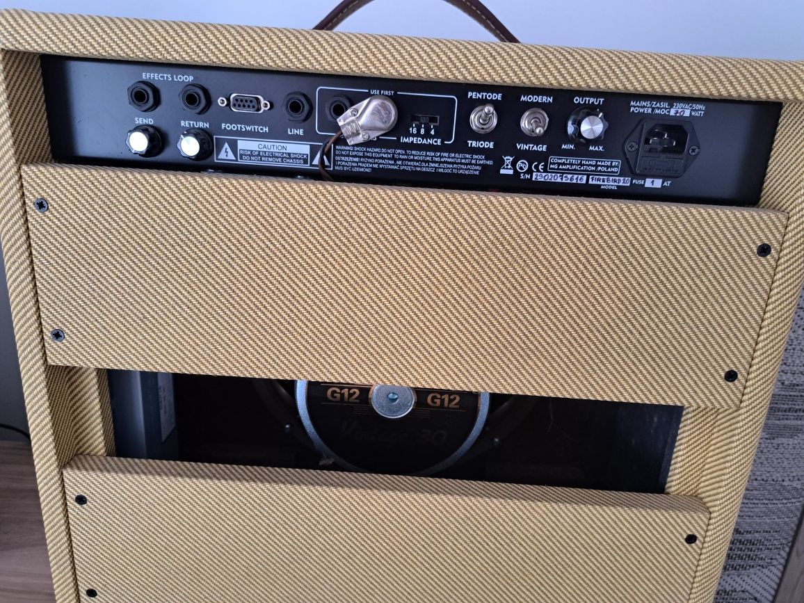 Wzmacniacz lampowy potrzebuje gitarzysty MG 20 Firebird Kup Mnie