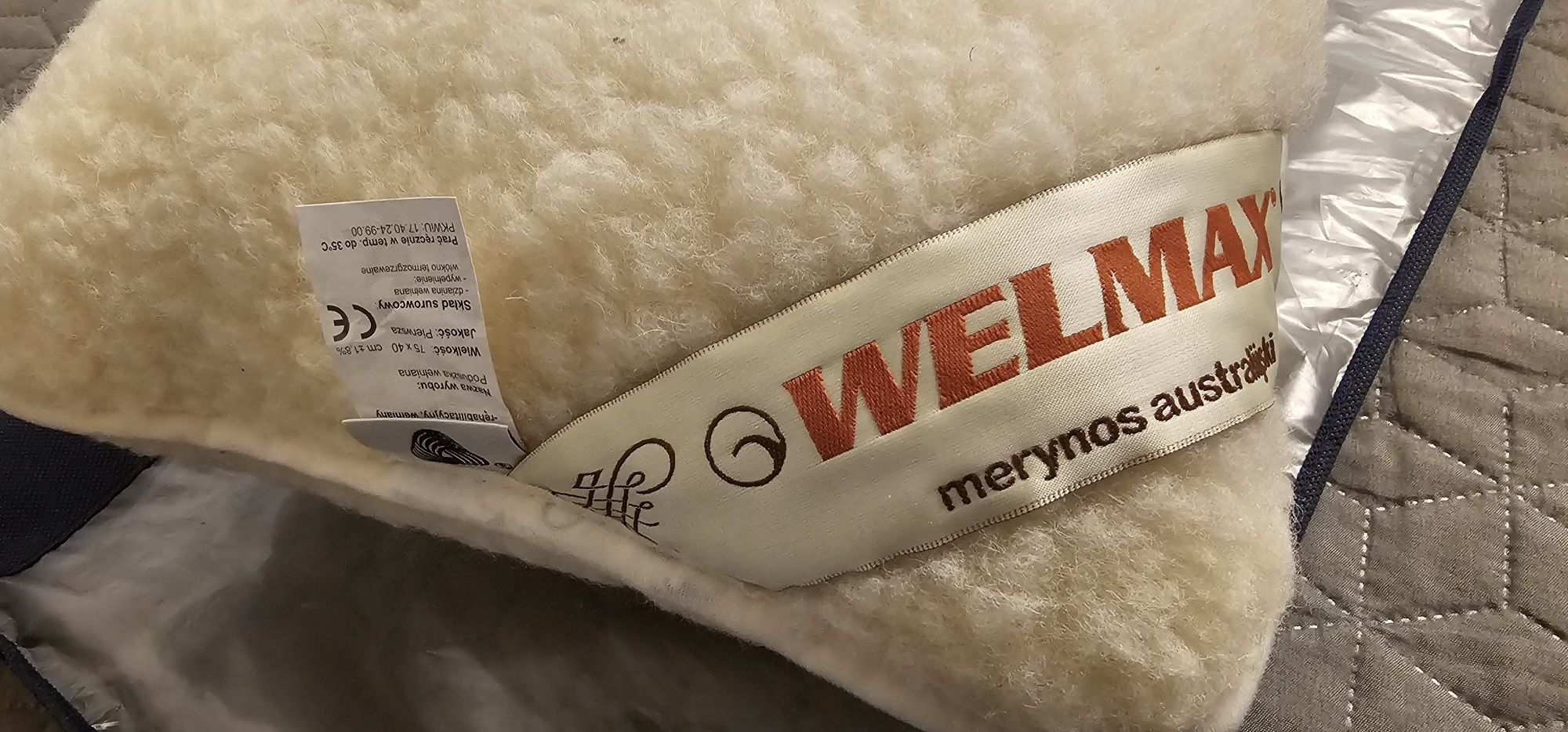 Welmax wełna merynos 3 częściowy komplet