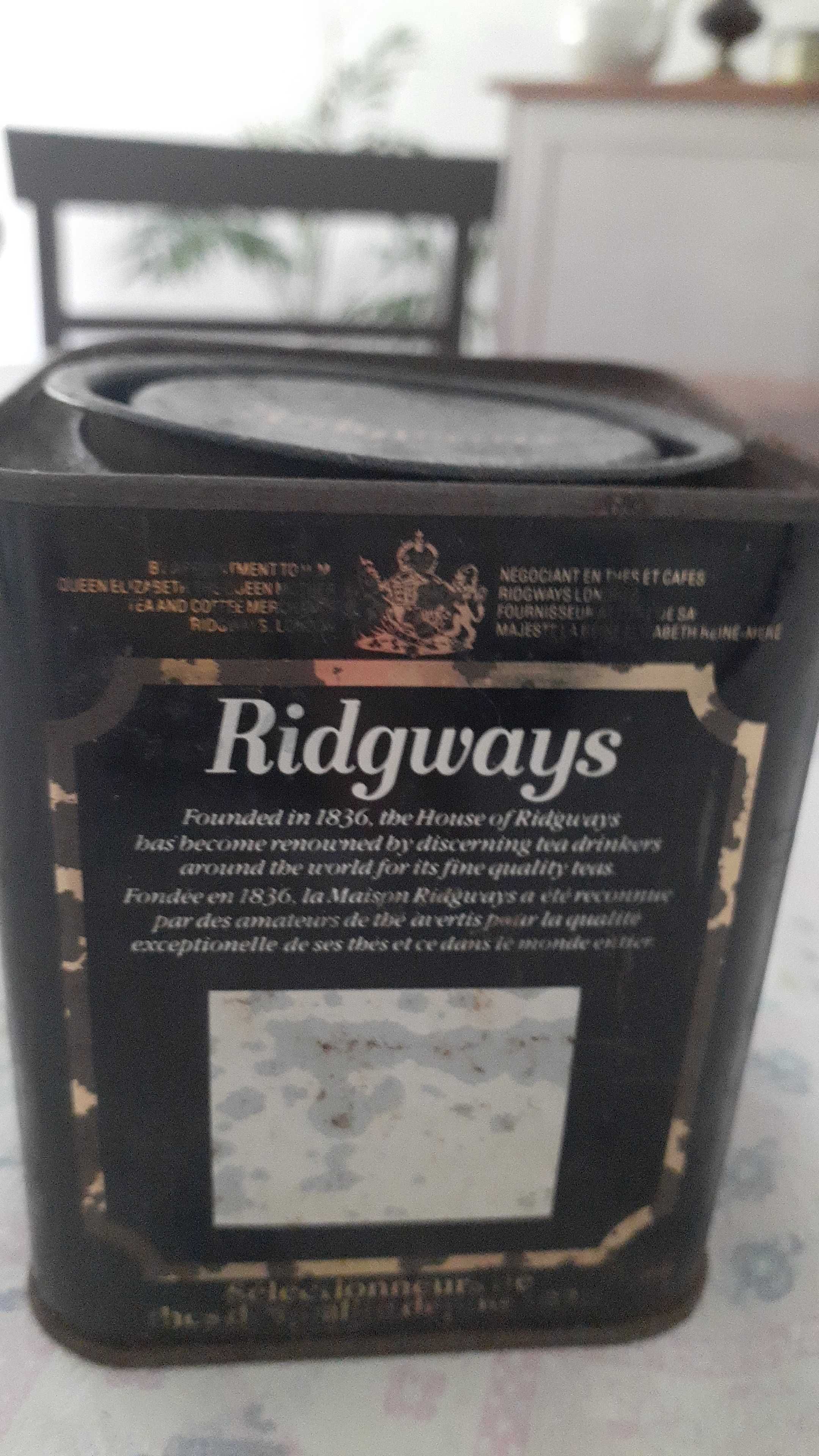 Lata de Chá Inglês Ridgways