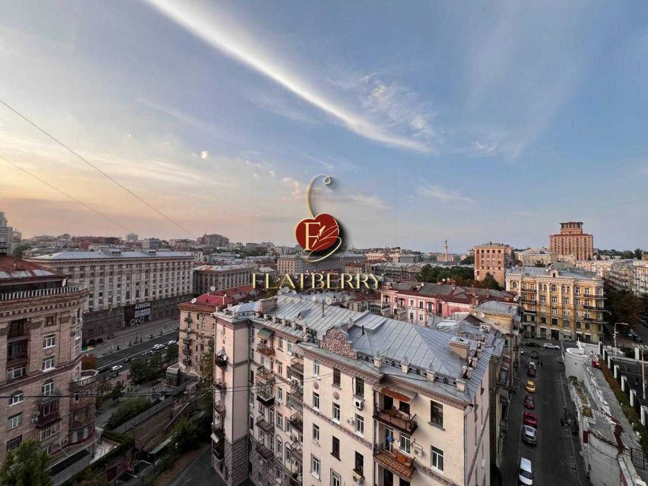 Без% Аренда 4К с террасой, ул. Крещатик 25, Центр