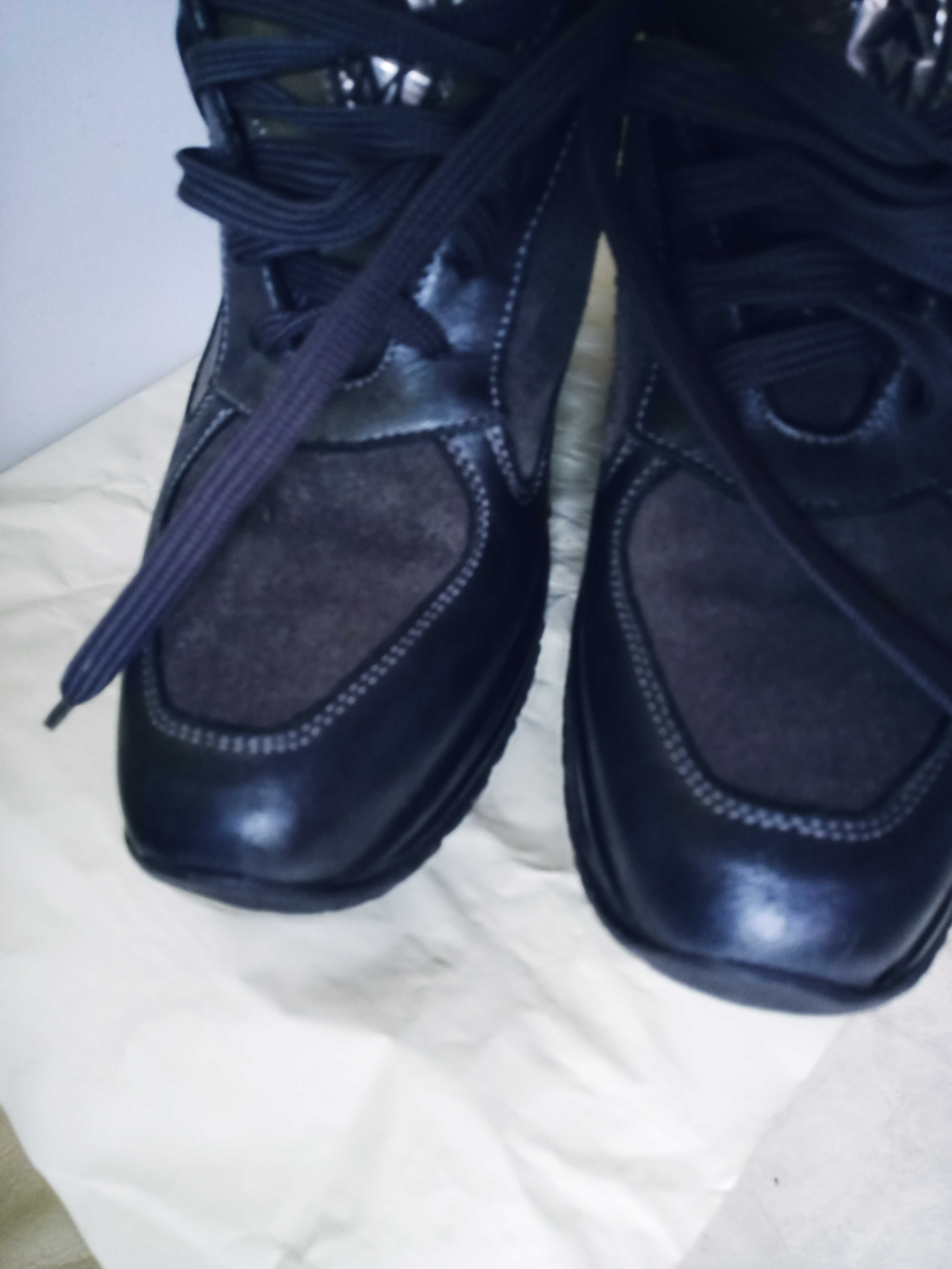 Sneakersy damskie , Andrea Morelli, skóra naturalna , 37