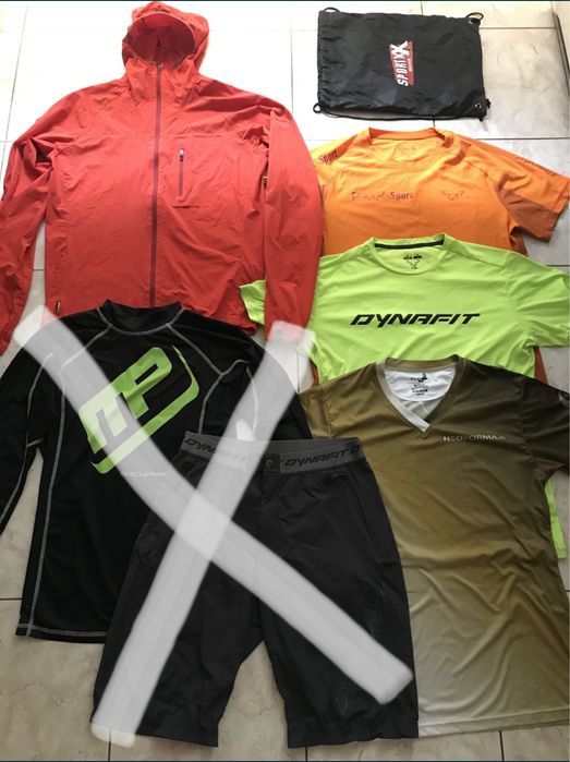 Dynafit Pitsch Sport ветровка и футболка