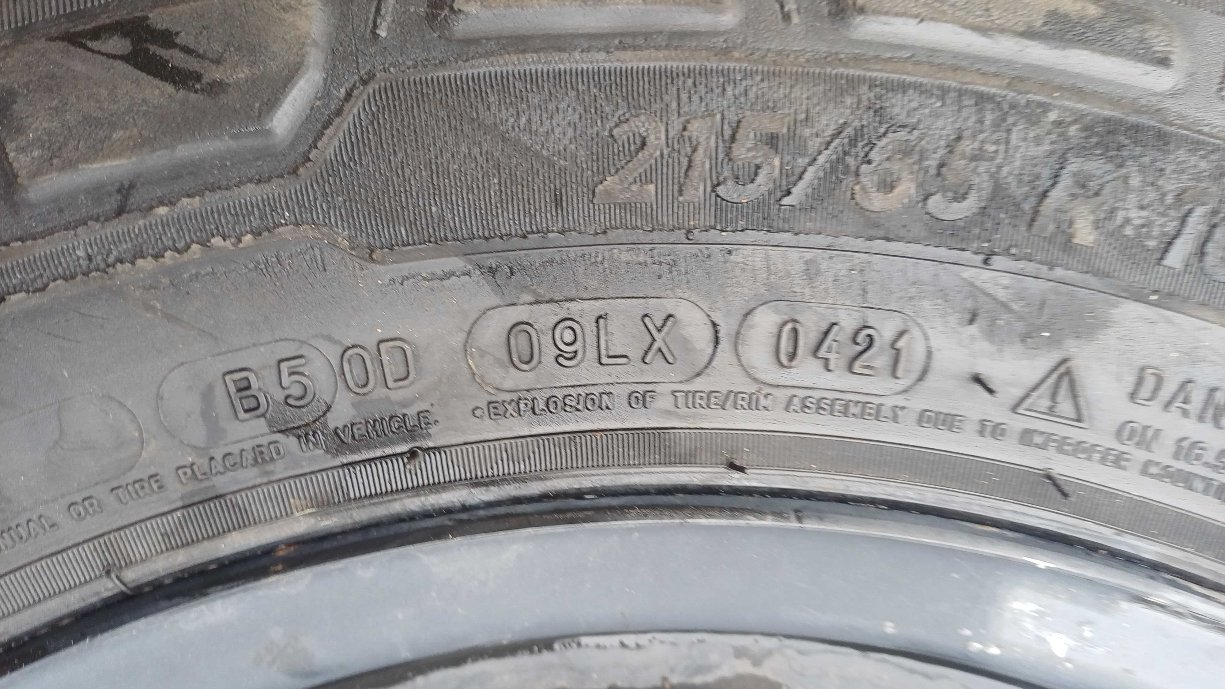 Koło zapasowe Ford Transit Custom mk8 16" 5x160 215/65 R16C
