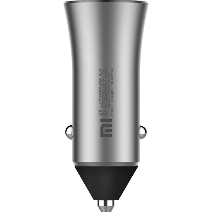 XIAOMI Mi Car Charger Pro Silver
Автомобильное зарядное устройство XIA