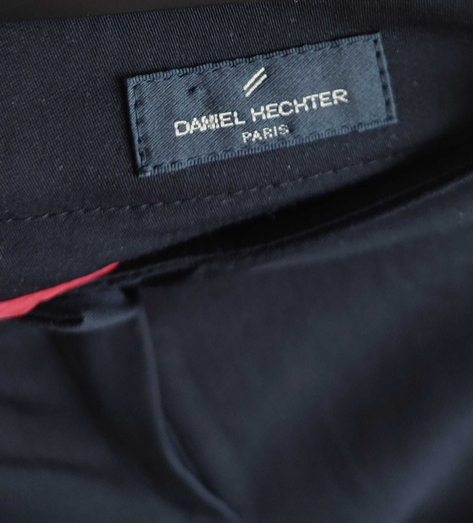 Daniel Hechter granatowe spodnie damskie garnitur XL