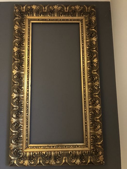 Rama do obrazu- antyk bardzo stara, drewniana