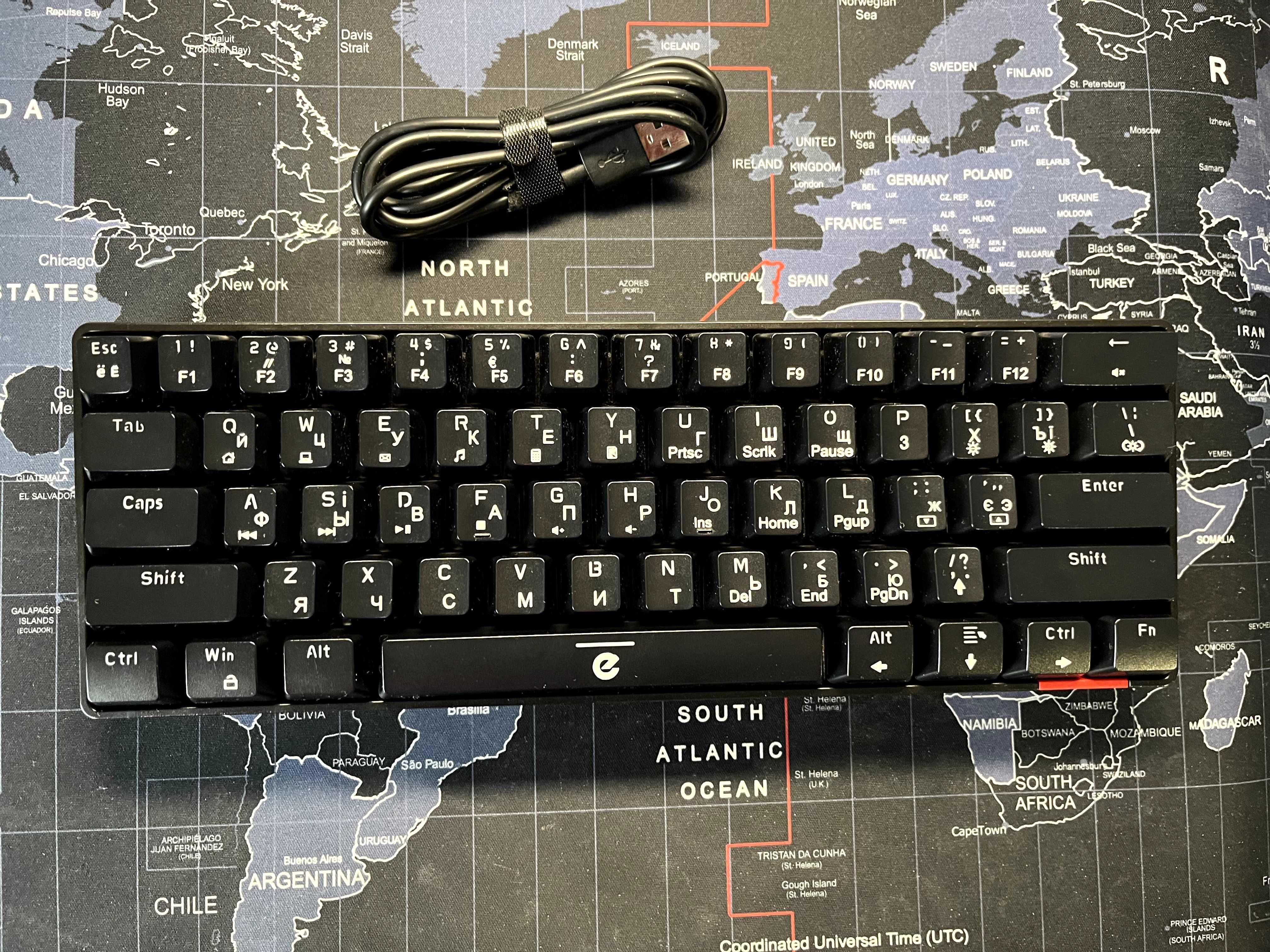 Клавіатура дротова Ergo KB-930 Mini Black