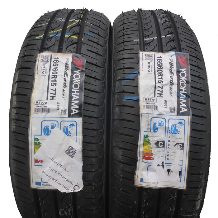 165/60/15 Yokohama 165/60R15 77H BluEarth AE-01 Lato 2017 Nieużywane