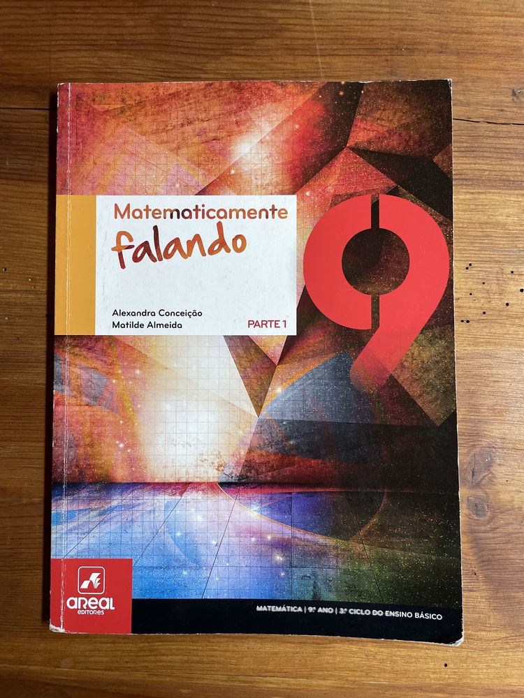 Manual Matemática 9.ºano + Caderno de Atividades Português 9.ºano