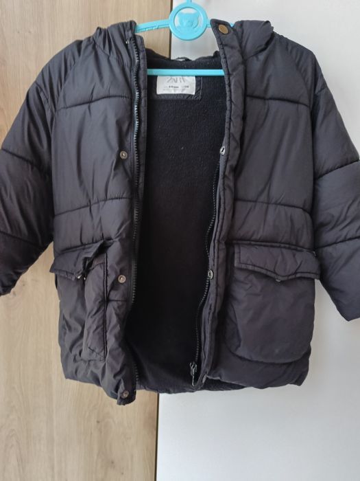 Дитяча зимова куртка на дівчинку 4-5 років від Zara 104-110