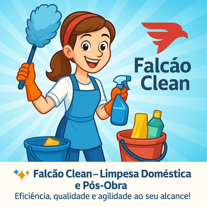 Falcão clean ,limpeza profissional doméstica e pós obras
