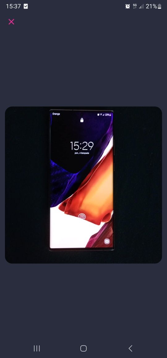 Samsung galaxy note 20 pro  5g ultra