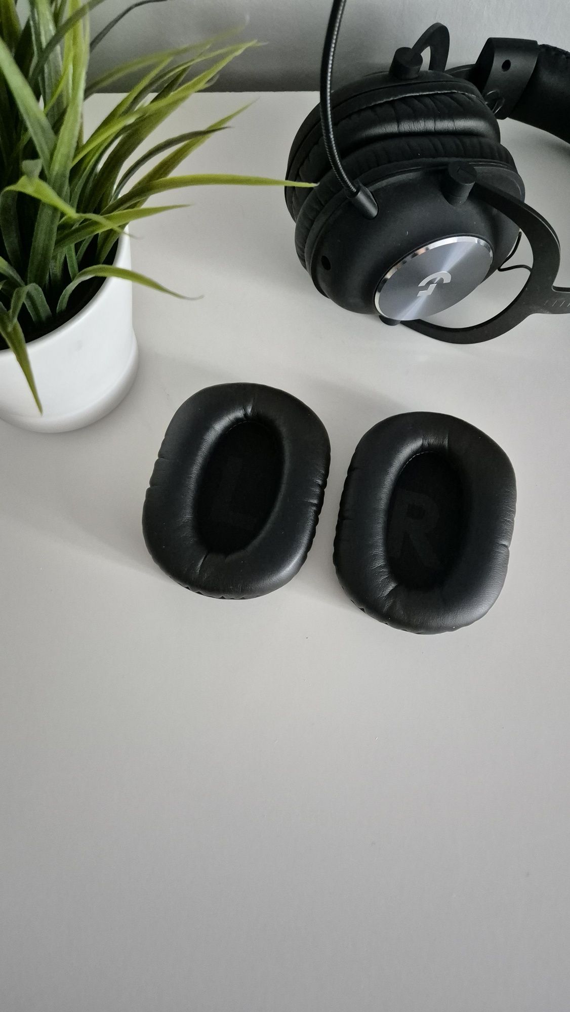 Nowe oryginalne gąbki do słuchawek Logitech Pro Pro:X
