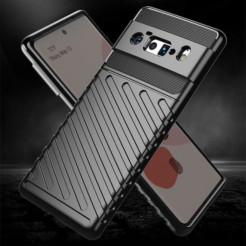 Etui Thunder Case Elastyczne Pancerne Do Google Pixel 6 Pro Czarny