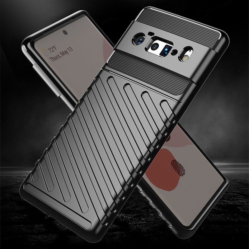 Etui Thunder Case Elastyczne Pancerne Do Google Pixel 6 Pro Czarny