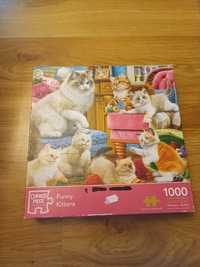 Puzzle koty 1000 elementów