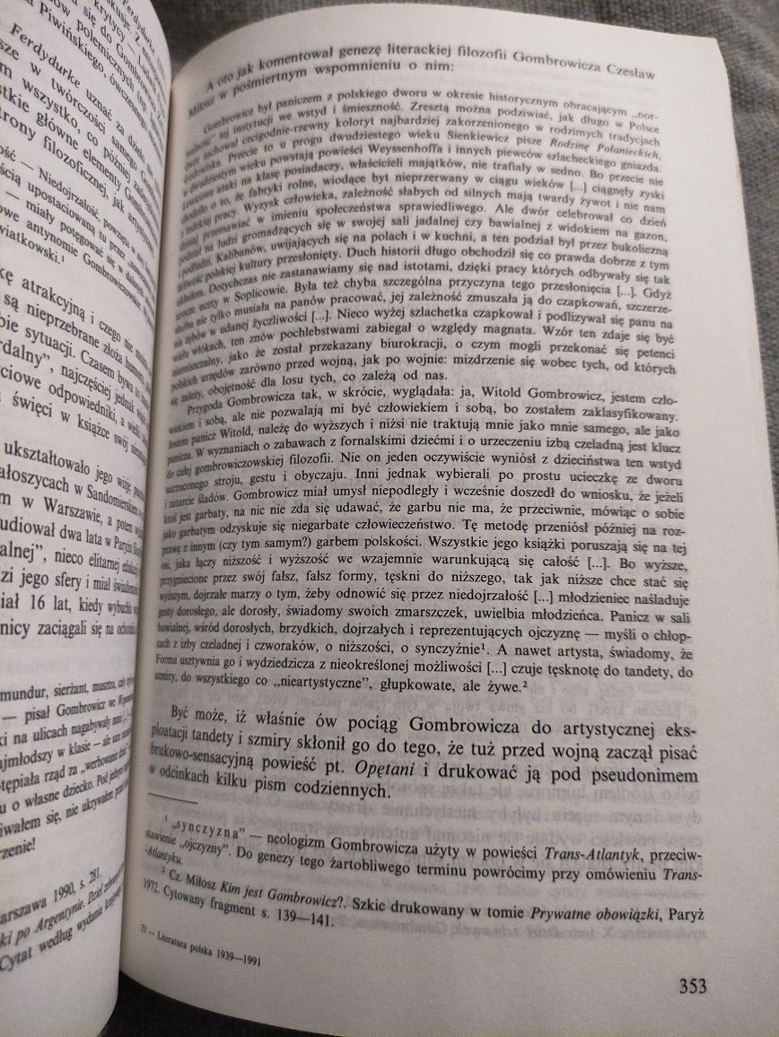 Literatura polska 1939- 1991 Ryszard Matuszewski
