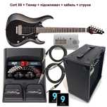 Cort X6 Floyd Rose El Guitar +підсилювач+ digitecht процесор + тюнер