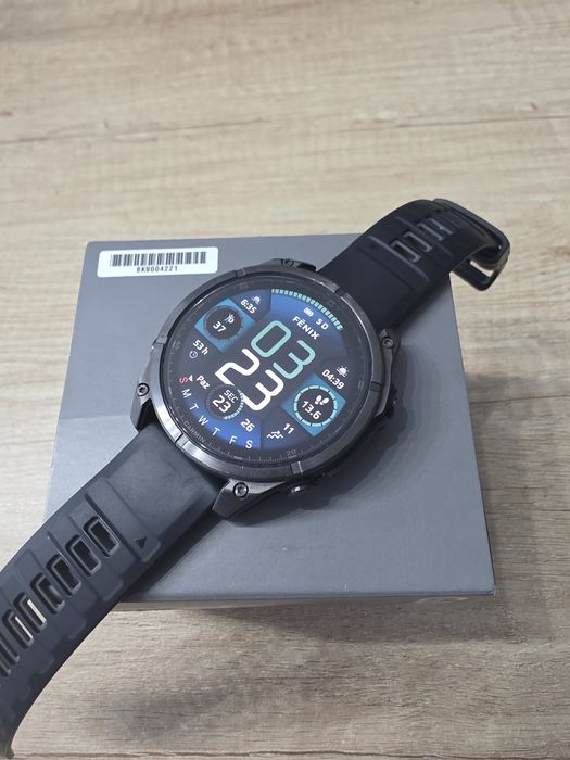 Garmin Fenix 8 Amoled Sapphire Carbon gray DLC Titanium 47 mm