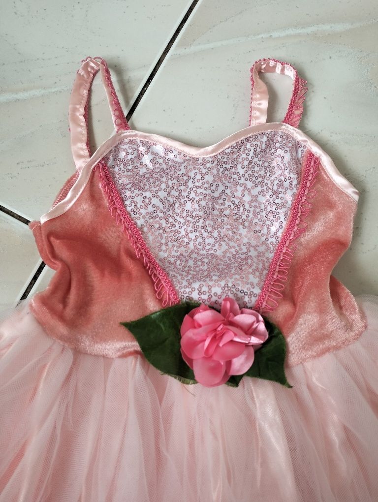 Sukienka suknia balowa na bal karnawał dla dziewczynki
