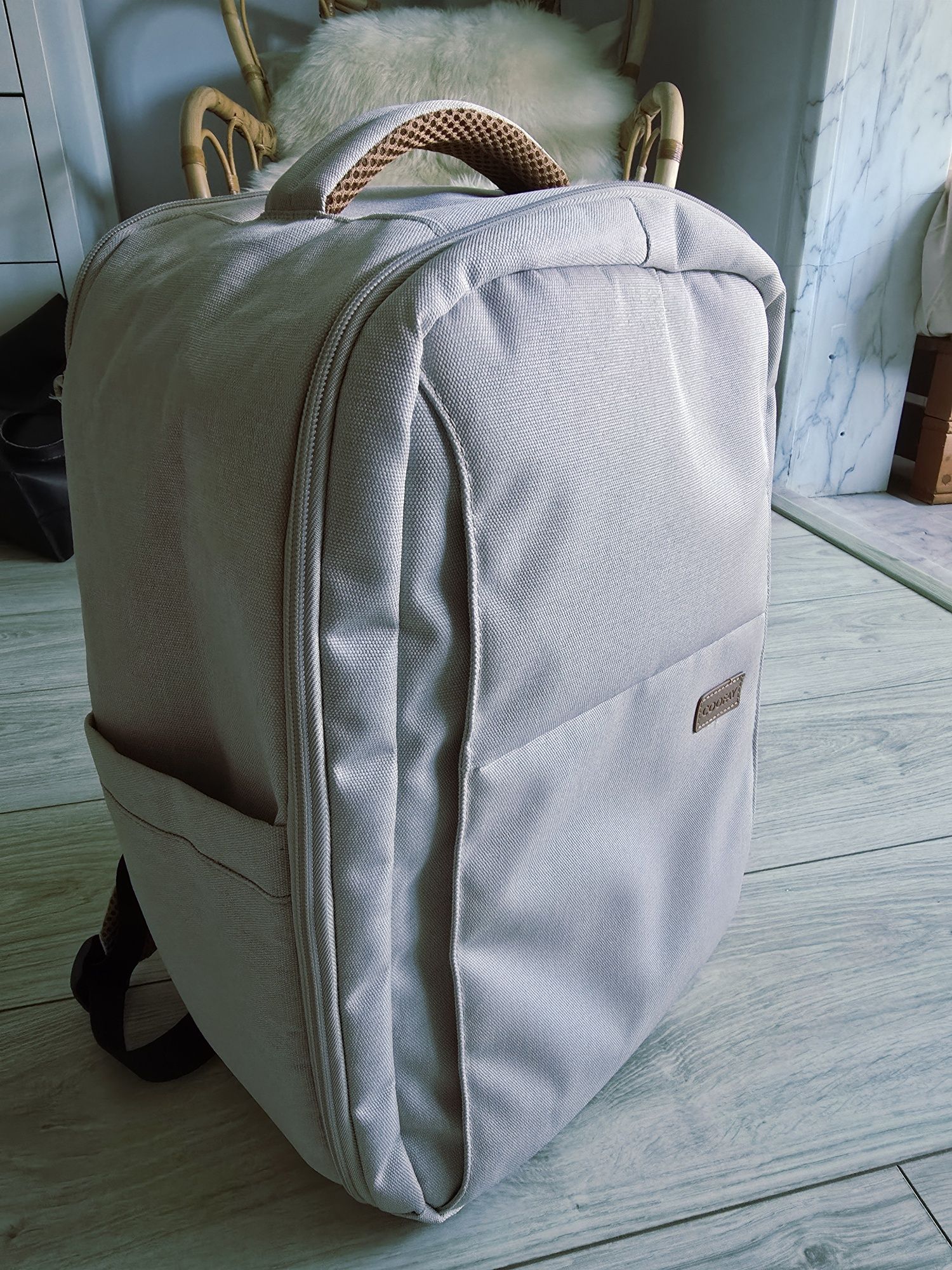 Mochila de cabine bege