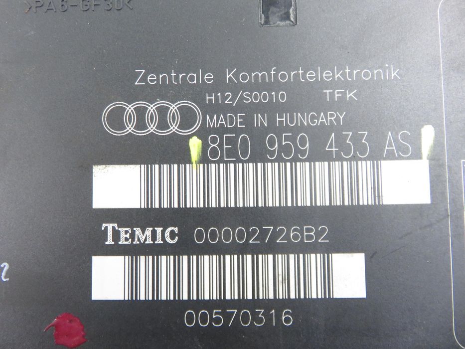 Moduł Komfortu Audi A4 B6 Avant (8e5)