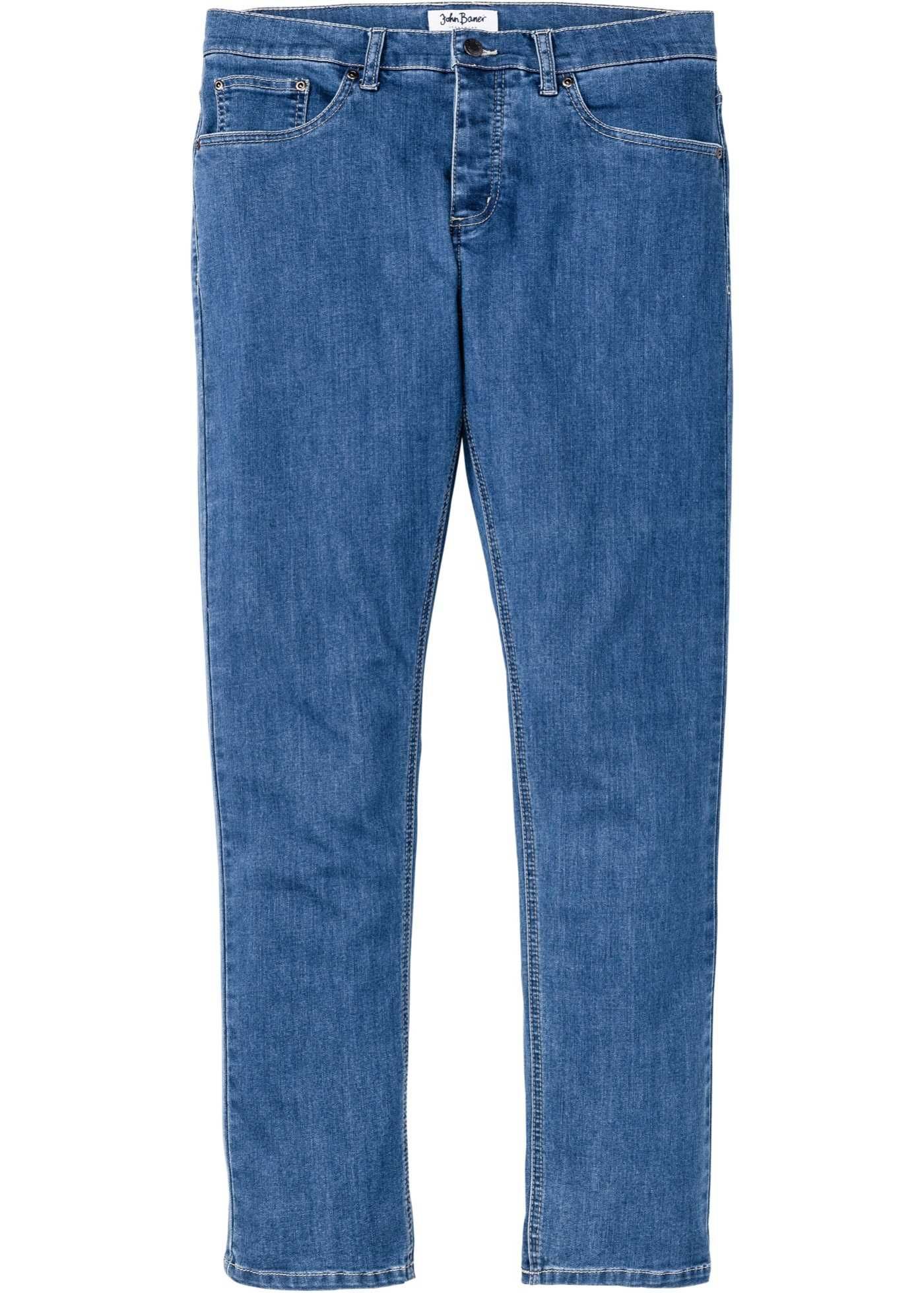 Jeans męskie klasyczne blau Rozmiar 40/32 ( 56 ) na niskie osoby.