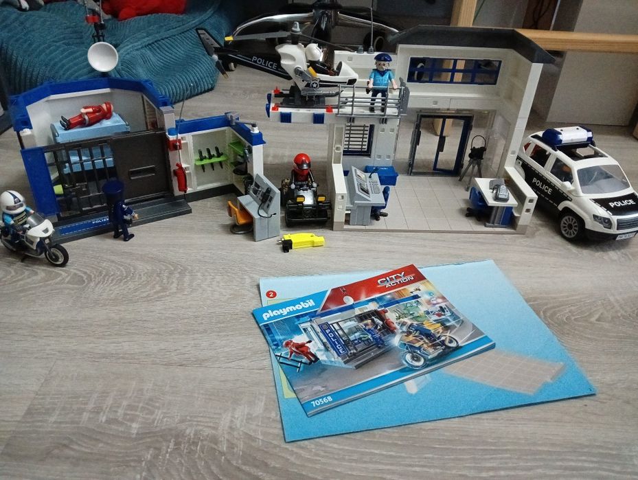 Duży zestaw policyjny Playmobil