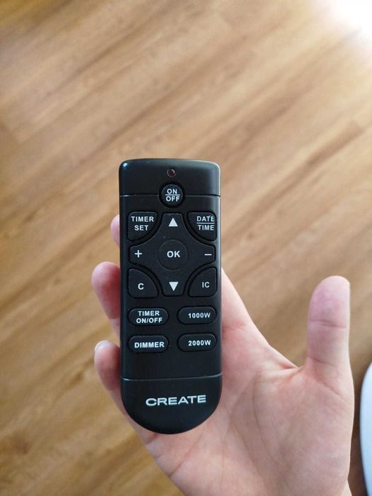 Lareira Elétrica CREATE ELECTRIC FIRE – Tela Curva