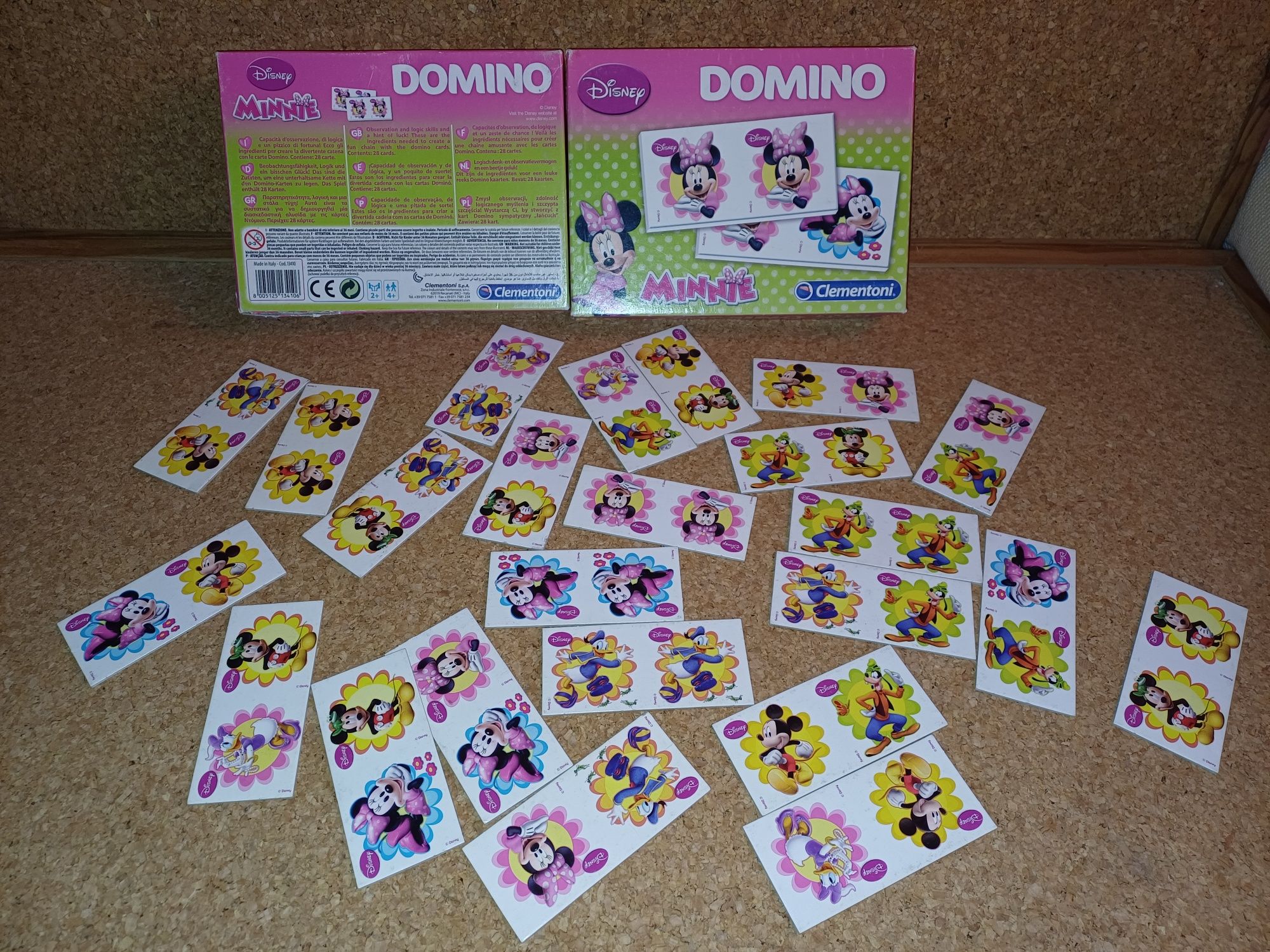 Conjunto 3 jogos, domínio Mickey, Minnie/memo princesa sofia/,números