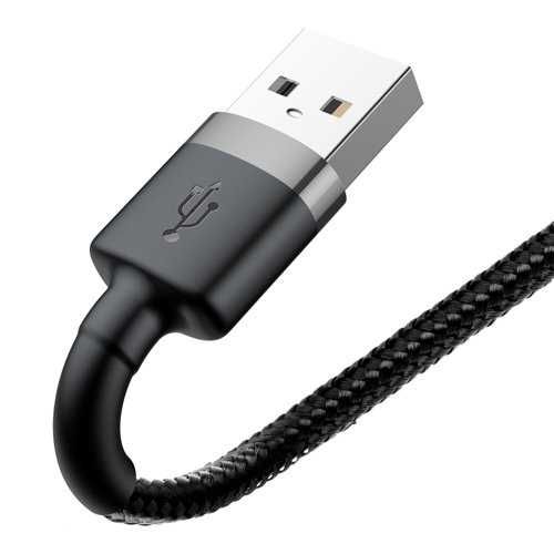 Baseus nylonowy kabel przewód USB  Lightning QC3.0 2.4A 0,5M