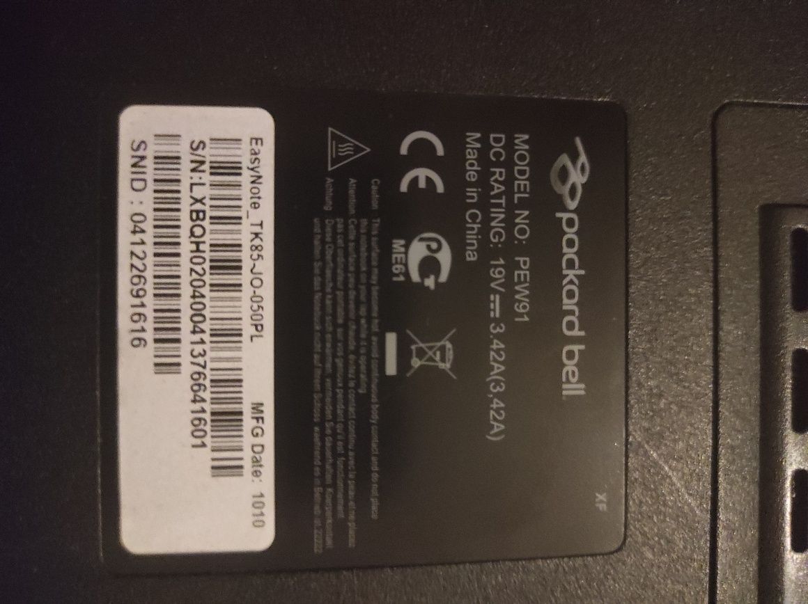 laptop na części