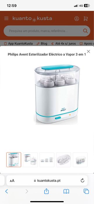 Vendo esterilizador 3 em 1 Avent