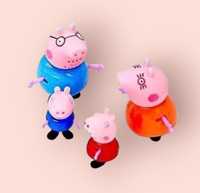 4 figuras família Peppa Pig novas
