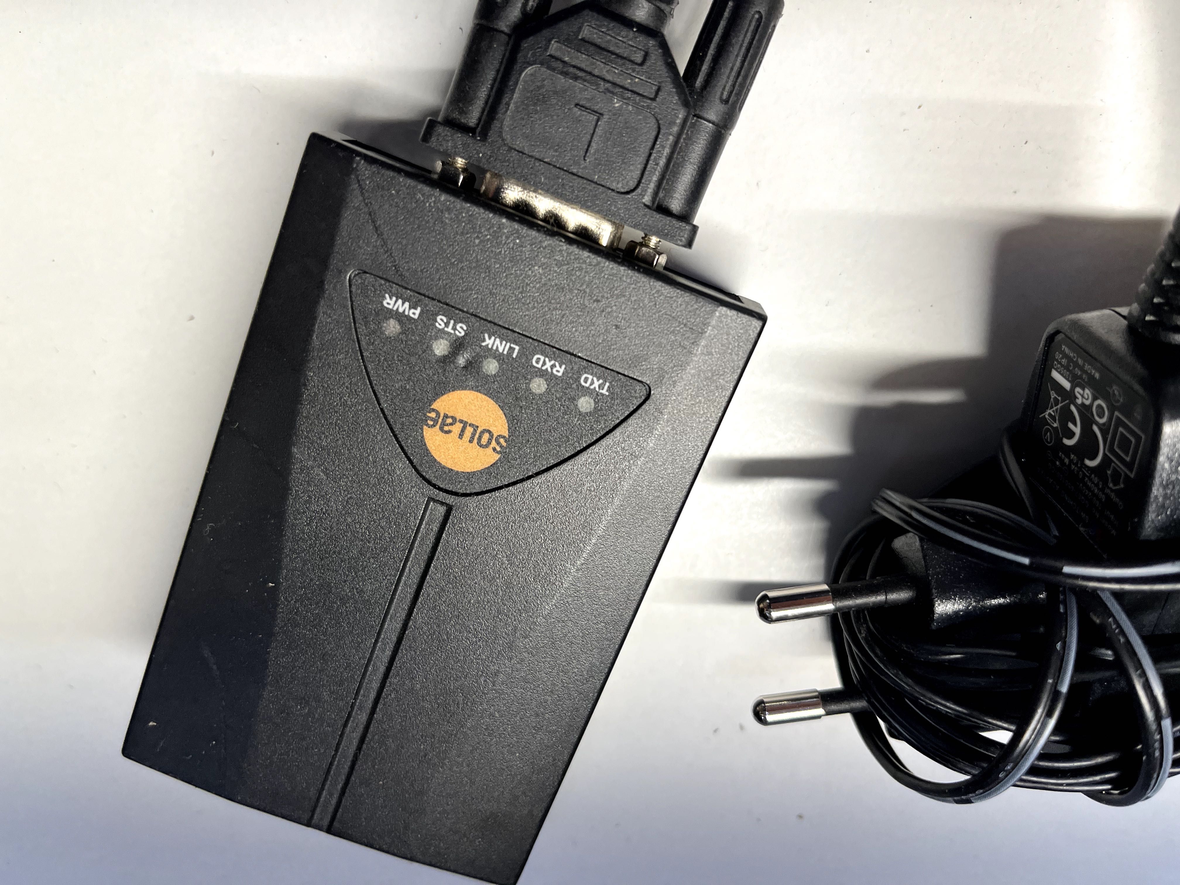 Konwerter przemysłowy RS232 do LAN Ethernet CSE-H53N + Zasilacz