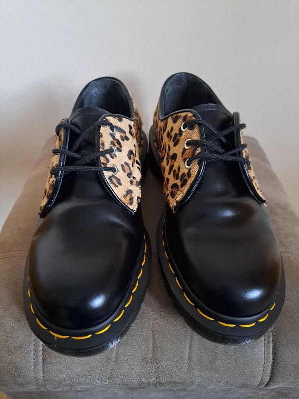 Buty Dr. Martens rozm. 37 skórzane glany w panterkę