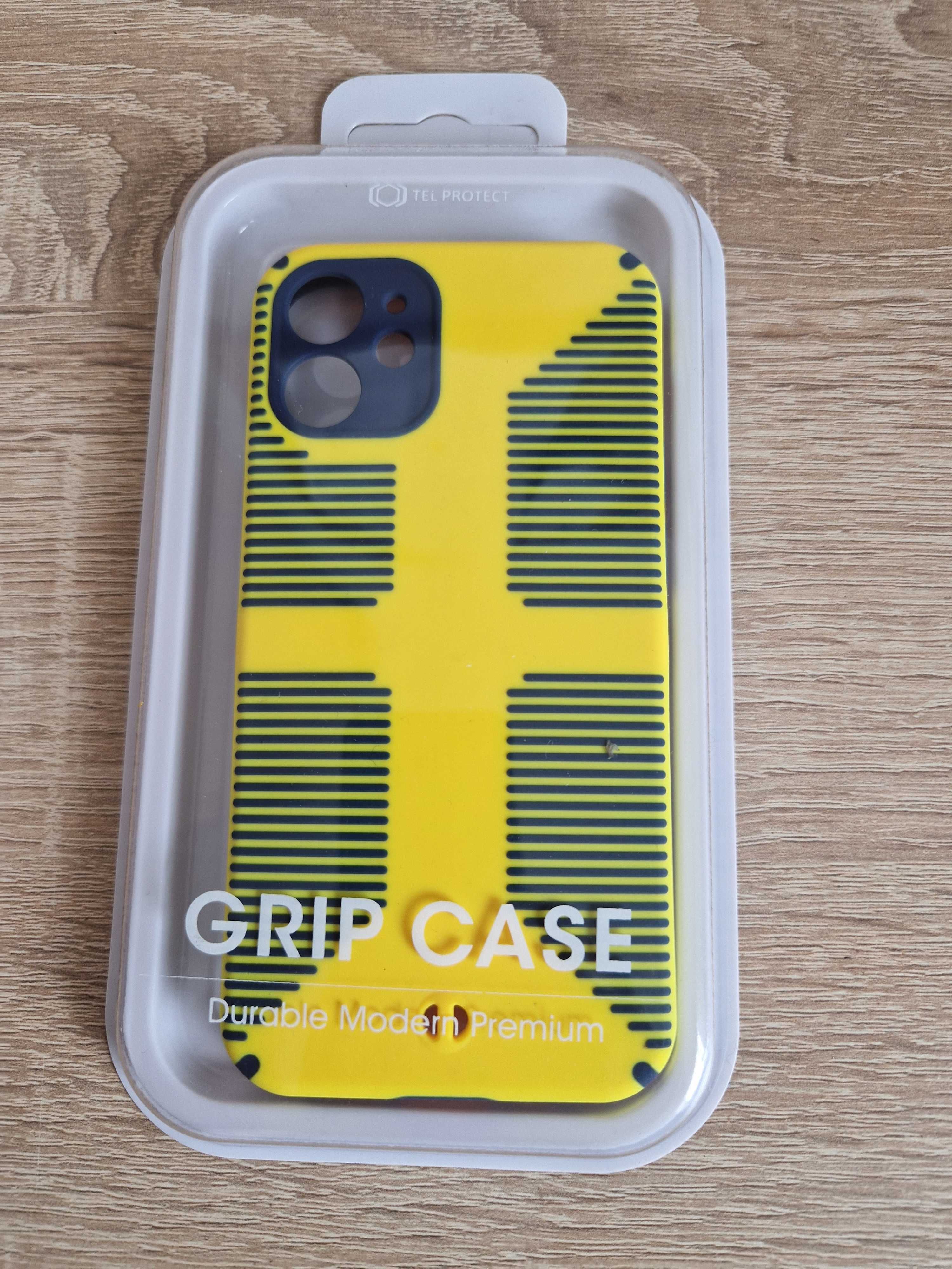 Etui TEL PROTECT Grip Case do Iphone 12 Mini Żółty