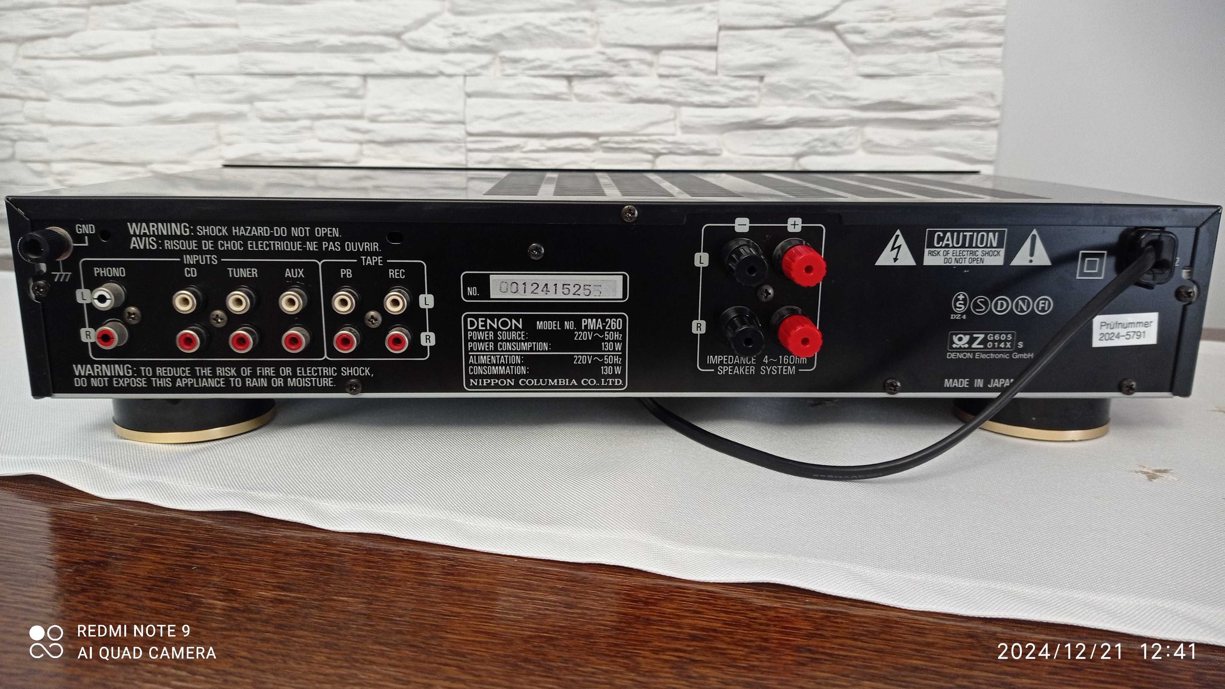 DENON PMA-260 wzmacniacz vintage super stan po fachowym przeglądzie