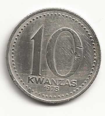 10 kwanzas de  1978, Angola