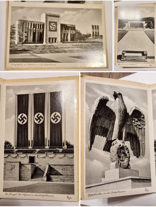 Militaria III Reich Wehrmacht Nuremberg Postais .