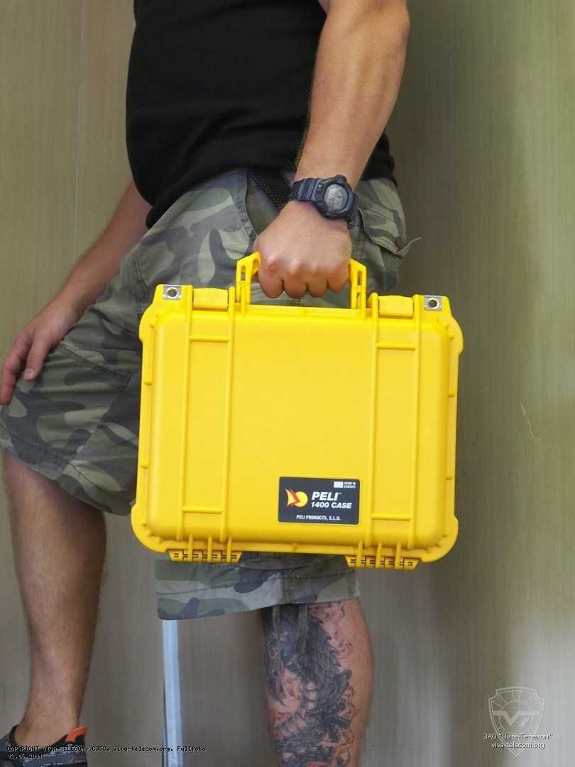 Pelican 1400 case кейс yellow НОВЫЙ ПУСТОЙ