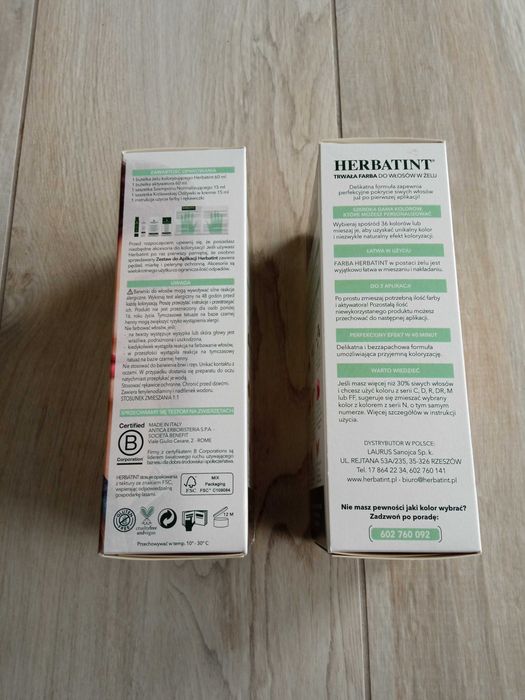 Herbatint Farba Złoty Blond (7D) 150 ml