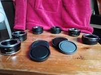 Adaptadores para câmera Sony Nex vários encaxe e tampas Nex