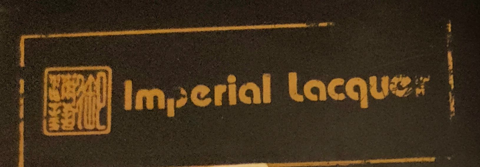Caixa em Laca Marcada" Imperial Lacques"