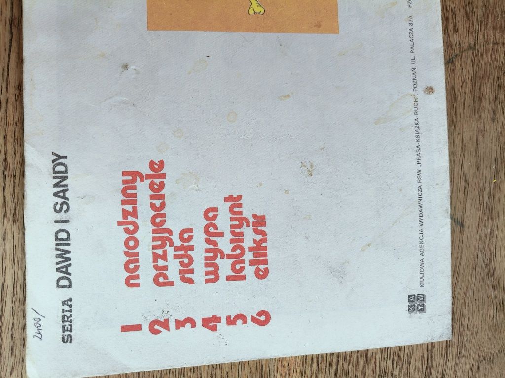 Stary komiks eliksir z cyklu Dawid i Sandy 98